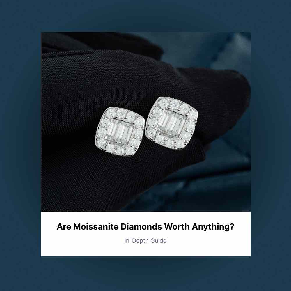 are moissanite diamonds worth anything?