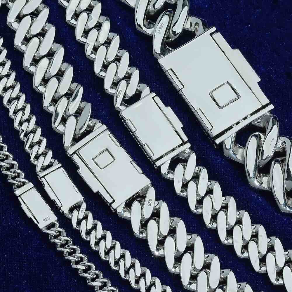 VVS Moissanite Cuban Link Chain (ALL SIZES)