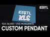 iceatl 925 silver custom moissanite pendant review 14k white gold