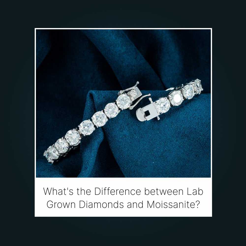 whats the difference between lab grown diamonds and moissanite