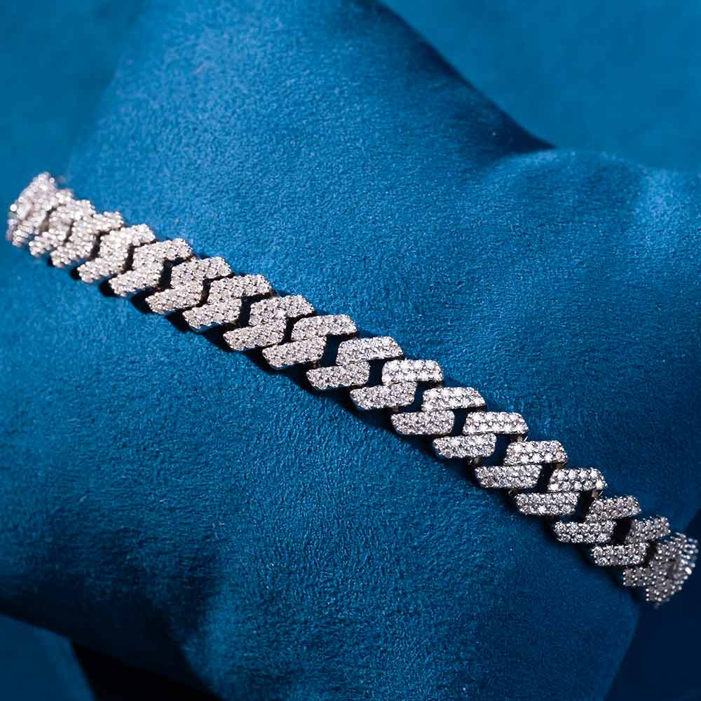 VVS Moissanite Cuban Bracelet (ALL SIZES)