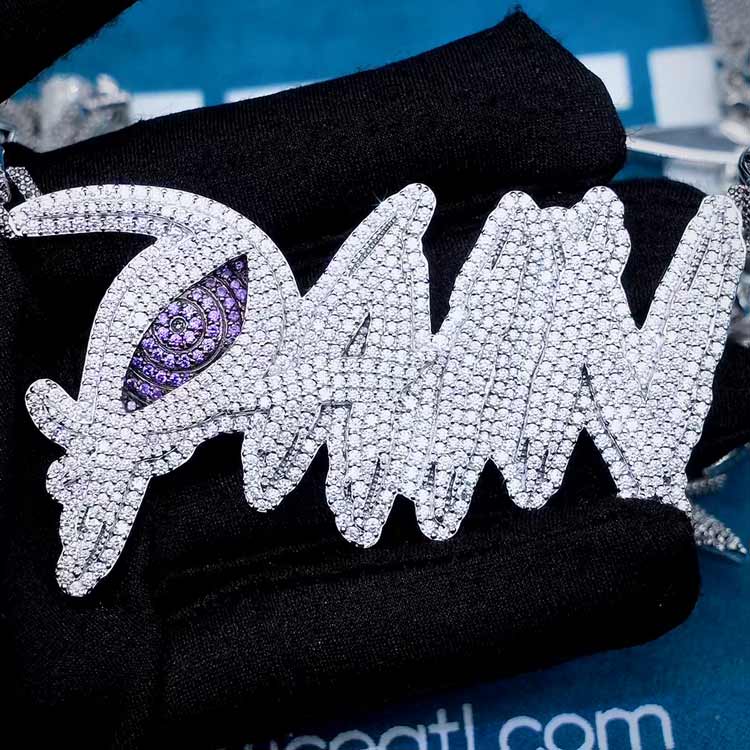 Custom Moissanite Pendants - IceATL